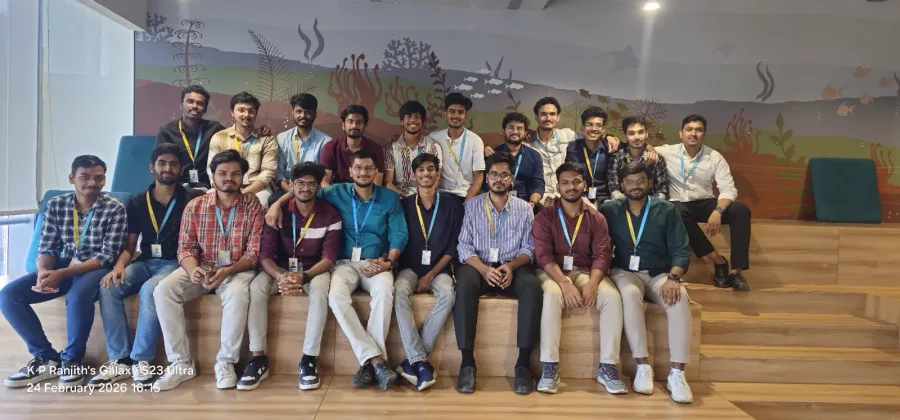 Recent developer cohort in a live Android training session